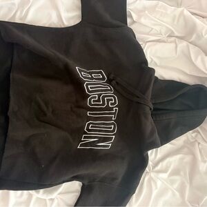 Black Boston Hoodie